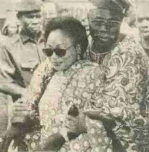 Major Throwback Photo Of Olusegun Obasanjo And His Late Wife, Stella